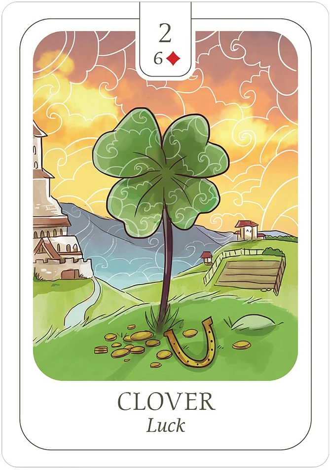 Us Games Systems Simplicity Lenormand kaladė pradedantiesiems, 41 korta su vadovu