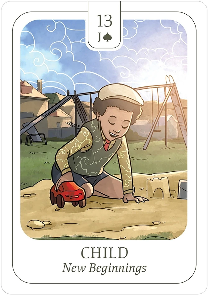 Us Games Systems Simplicity Lenormand kaladė pradedantiesiems, 41 korta su vadovu