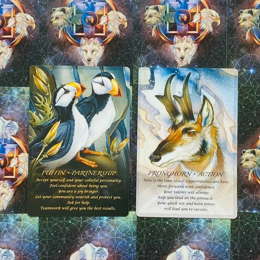 US Games Systems Spirit Of The Animals Oracle Kortos