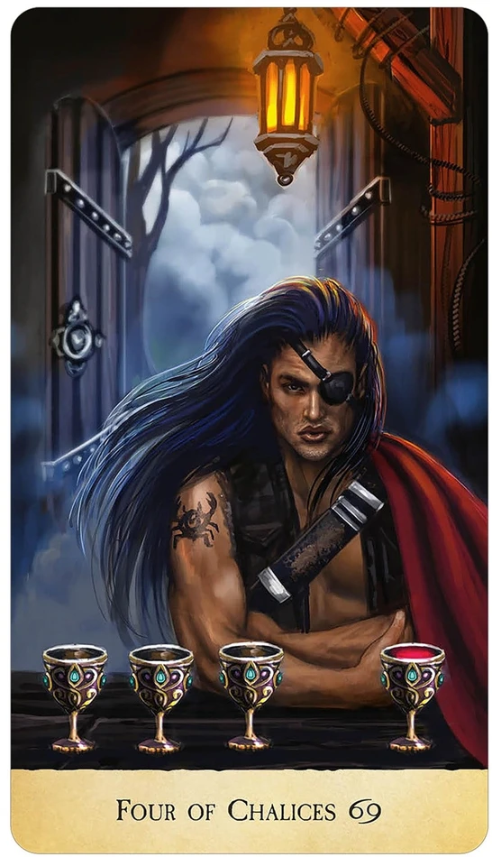 Us Games Systems Stardust Wanderer Tarot – kosminė taro kaladė auksiniais kraštais, 78 kortos