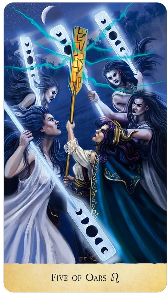 Us Games Systems Stardust Wanderer Tarot – kosminė taro kaladė auksiniais kraštais, 78 kortos