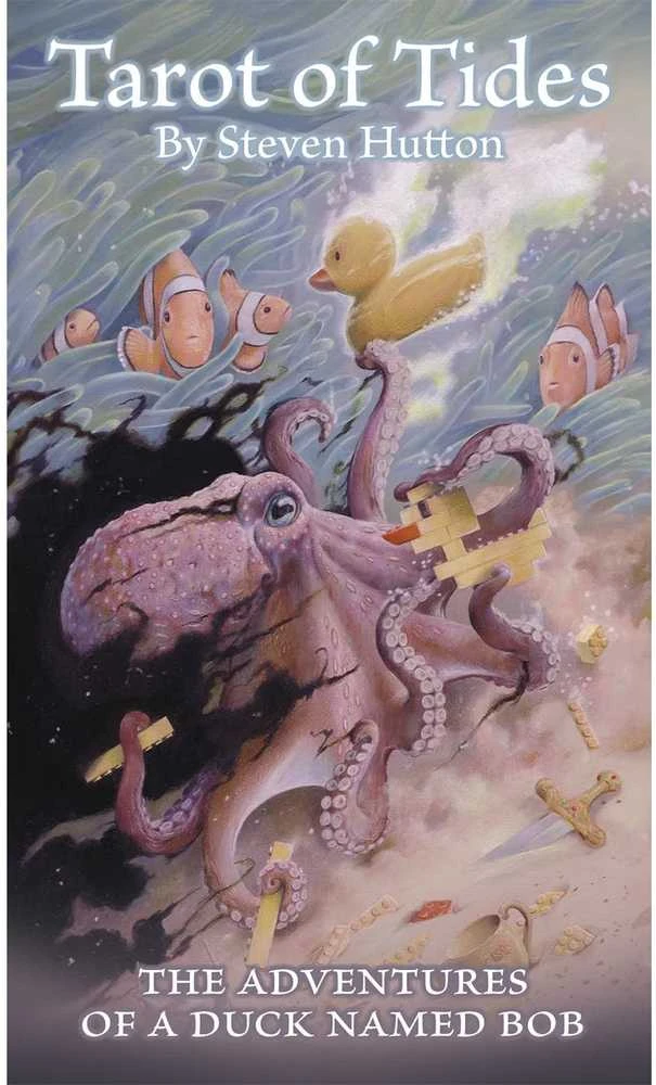 Us Games Systems Tarot of Tides taro kortos su vadovu apie ančiuko kelionę