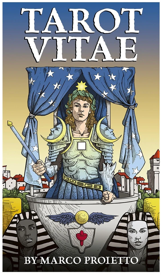 Us Games Systems Tarot Vitae taro kortų kaladė su 136 puslapių vadovu