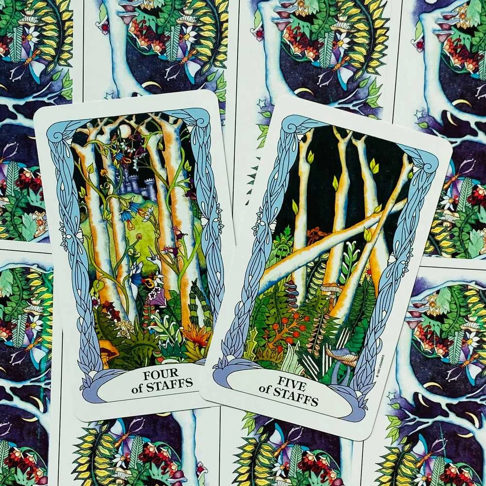 US Games Systems Tarot Of A Moon Garden Kortos