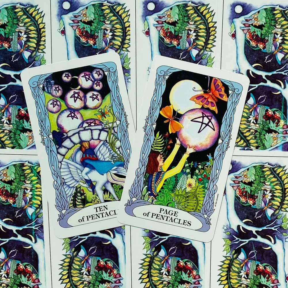 US Games Systems Tarot Of A Moon Garden Kortos