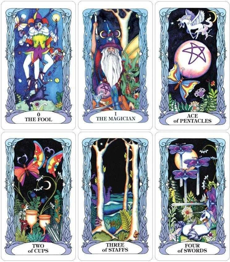 US Games Systems Tarot Of A Moon Garden Kortos