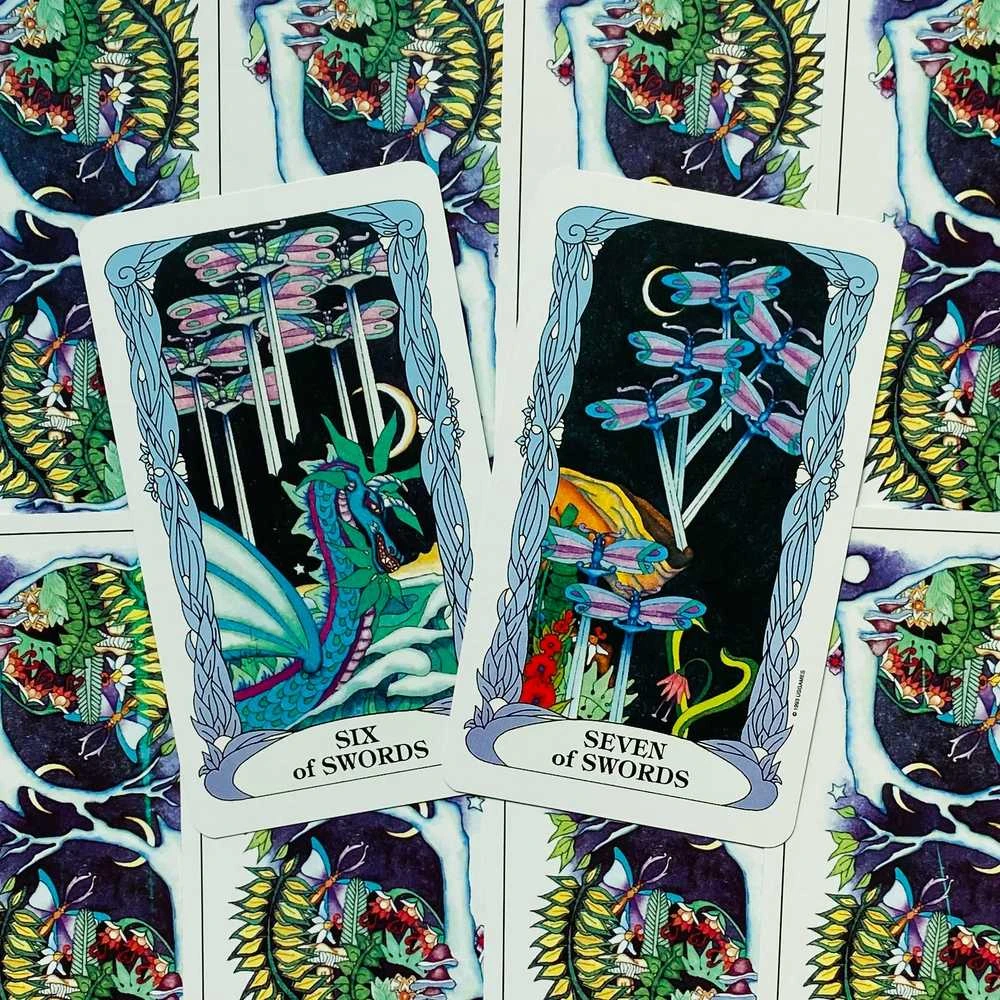 US Games Systems Tarot Of A Moon Garden Kortos