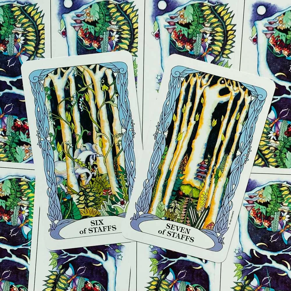 US Games Systems Tarot Of A Moon Garden Kortos