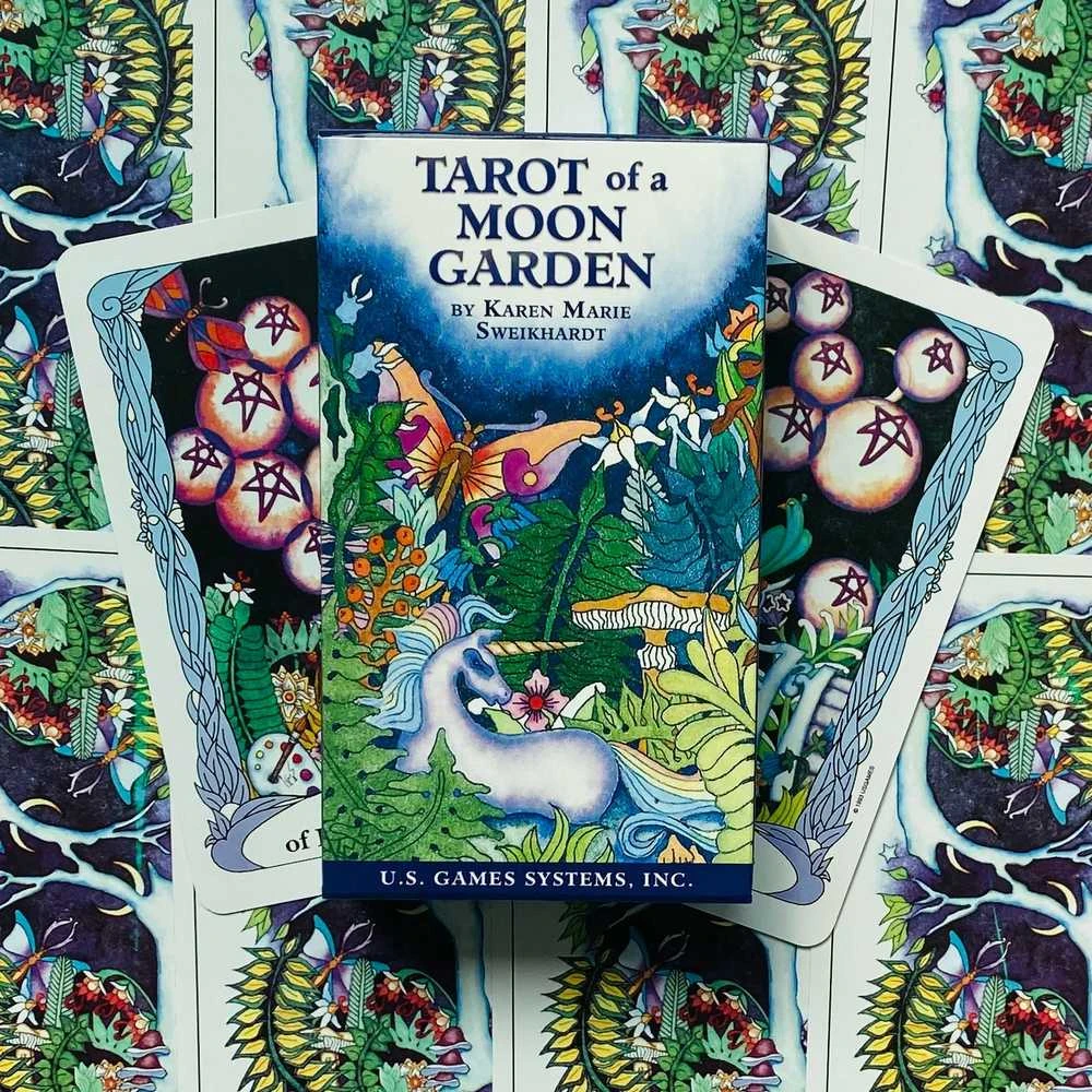 US Games Systems Tarot Of A Moon Garden Kortos
