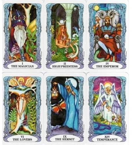 US Games Systems Tarot Of A Moon Garden Kortos