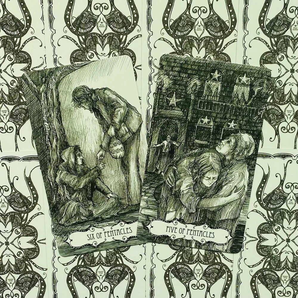 US Games Systems Tarot Of The Abyss Kortos