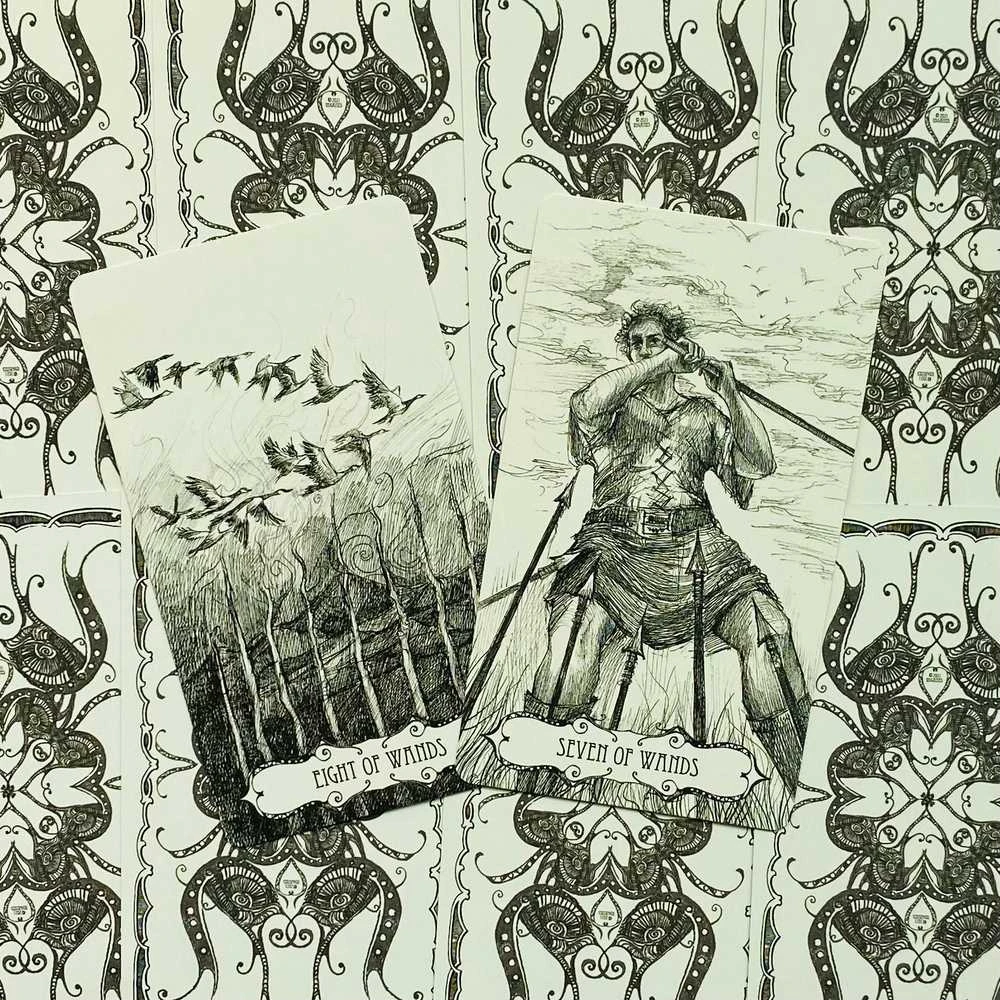 US Games Systems Tarot Of The Abyss Kortos