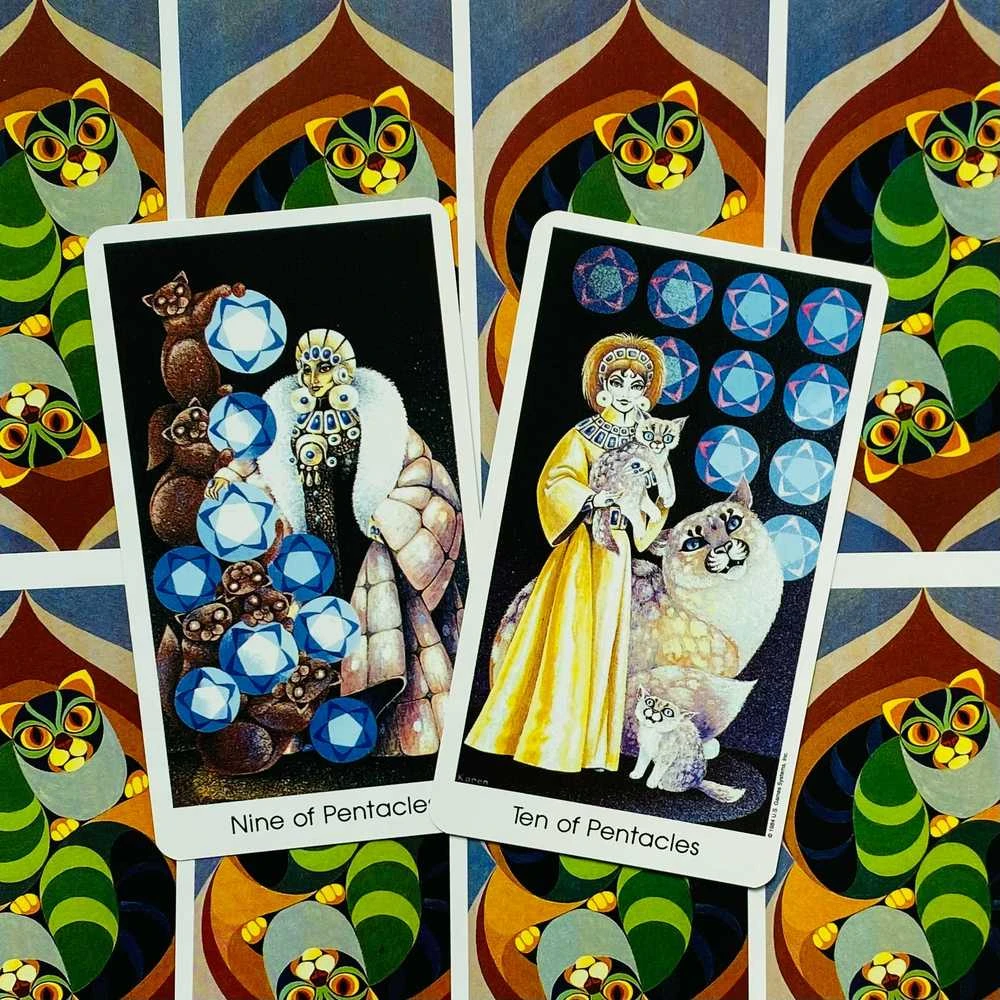 US Games Systems Tarot Of The Cat People Kortos