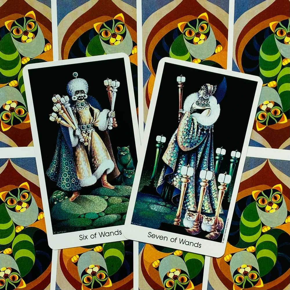 US Games Systems Tarot Of The Cat People Kortos