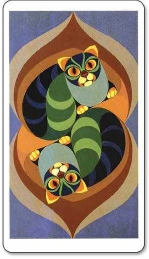 US Games Systems Tarot Of The Cat People Kortos