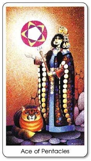 US Games Systems Tarot Of The Cat People Kortos