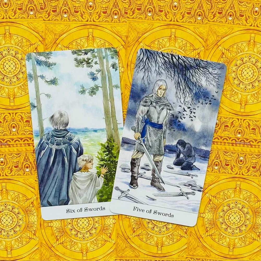 US Games Systems Tarot Of The Golden Wheel Kortos