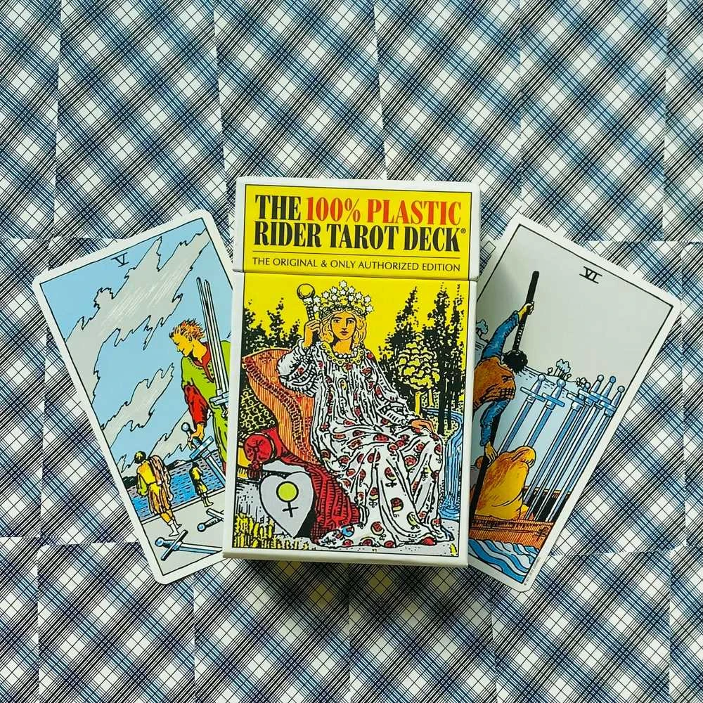 Us Games Systems The 100 Percent Plastic Rider Tarot Kortos