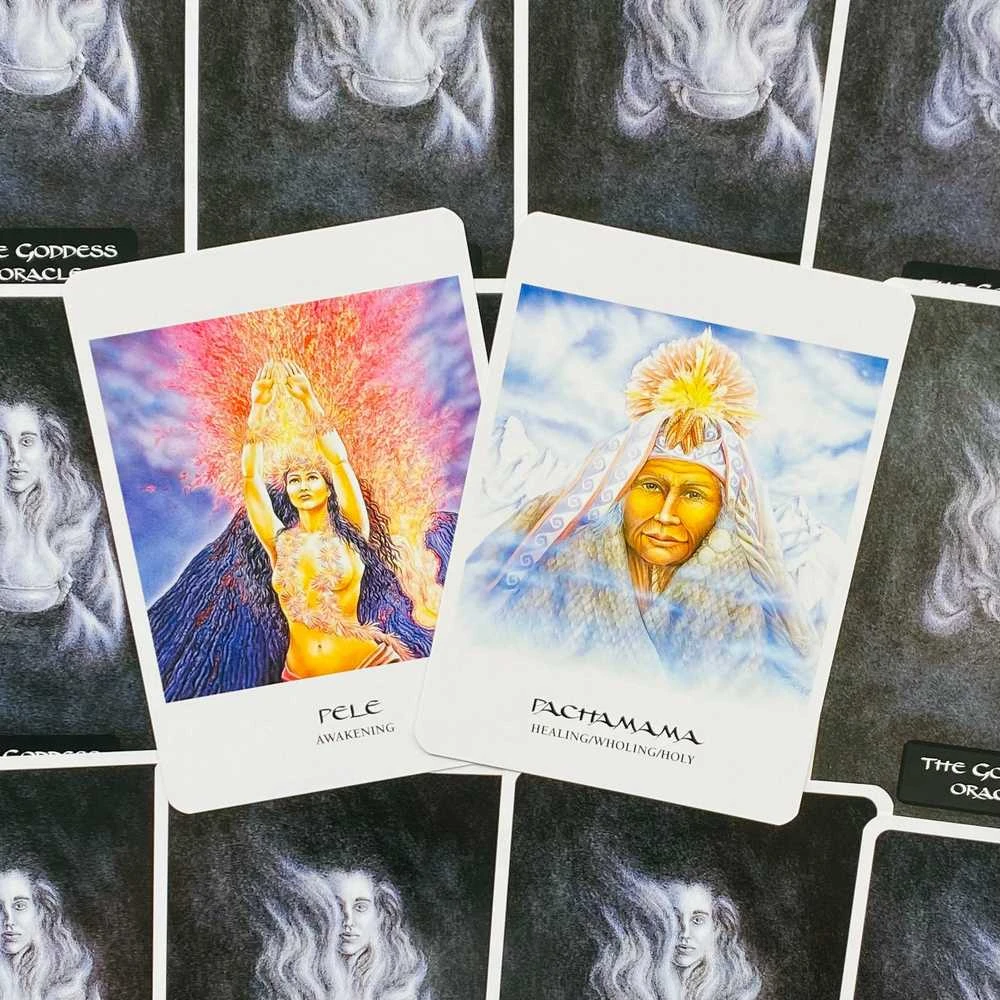 US Games Systems The Goddess Oracle Kortų Ir Knygos Rinkinys