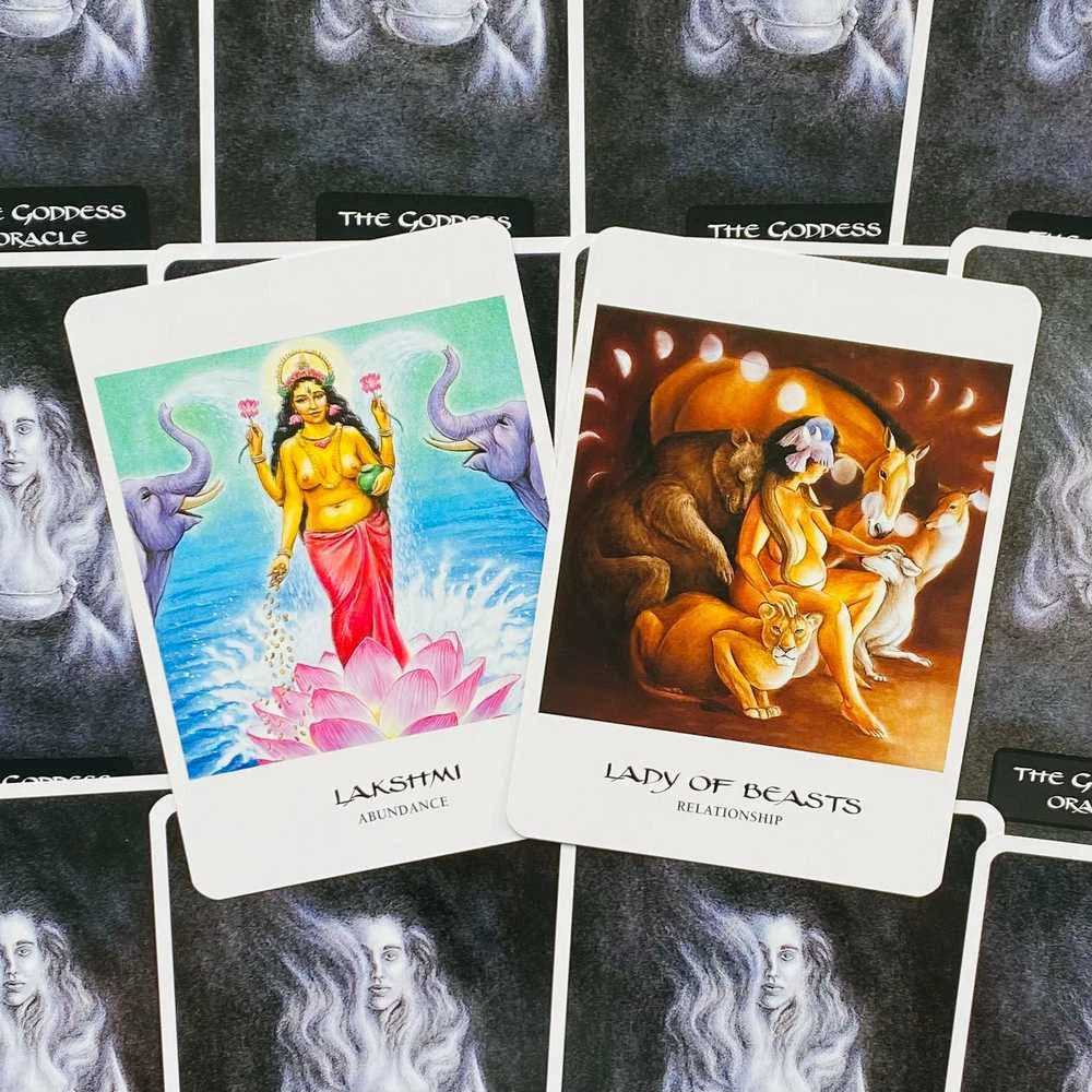 US Games Systems The Goddess Oracle Kortų Ir Knygos Rinkinys