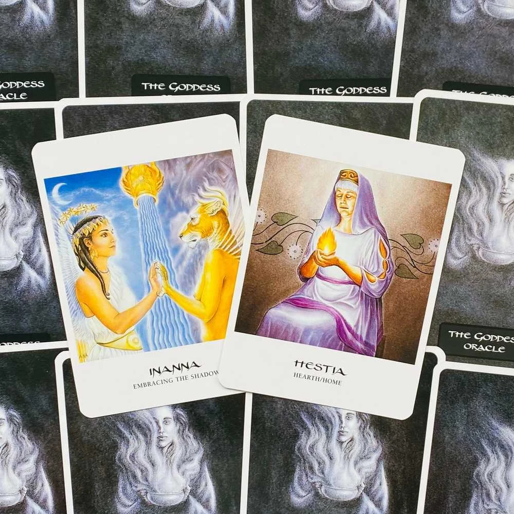 US Games Systems The Goddess Oracle Kortų Ir Knygos Rinkinys