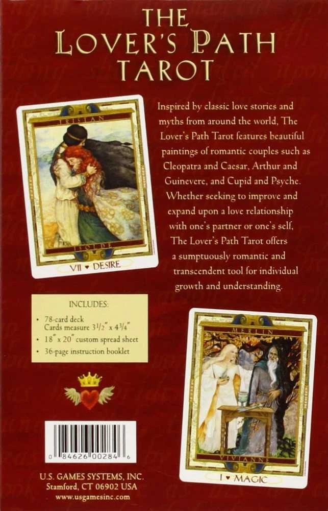 US Games Systems The Lovers Path Tarot Kortos