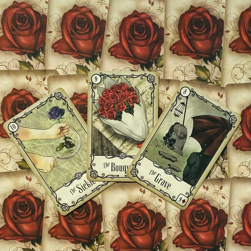 Us Games Systems JAV žaidimų sistemos po rožėmis Lenormand Kortos