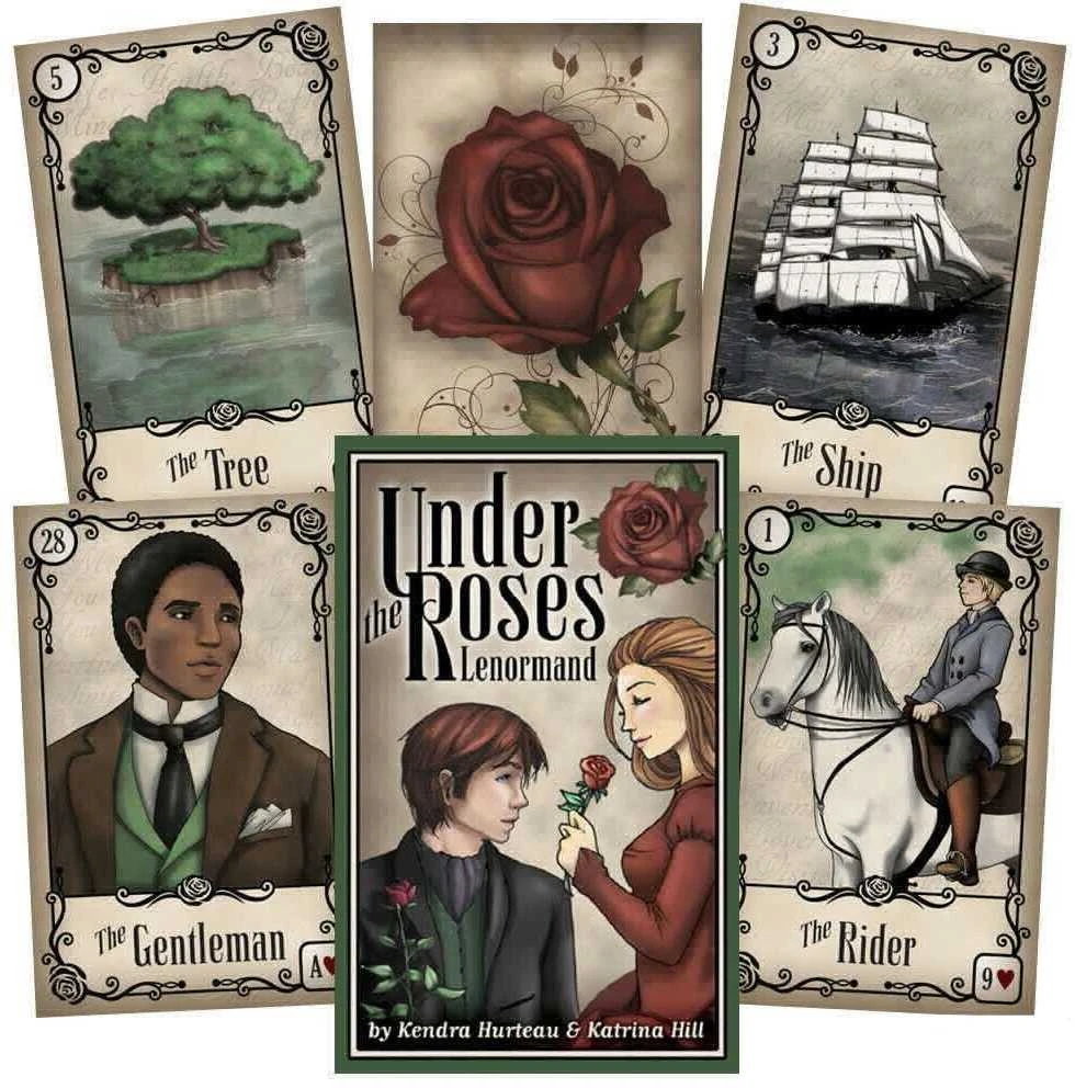 Us Games Systems JAV žaidimų sistemos po rožėmis Lenormand Kortos