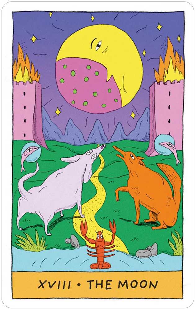 Us Games Systems Whimsical Witch Tarot kortos vaikams ir suaugusiems metalinėje dėžutėje