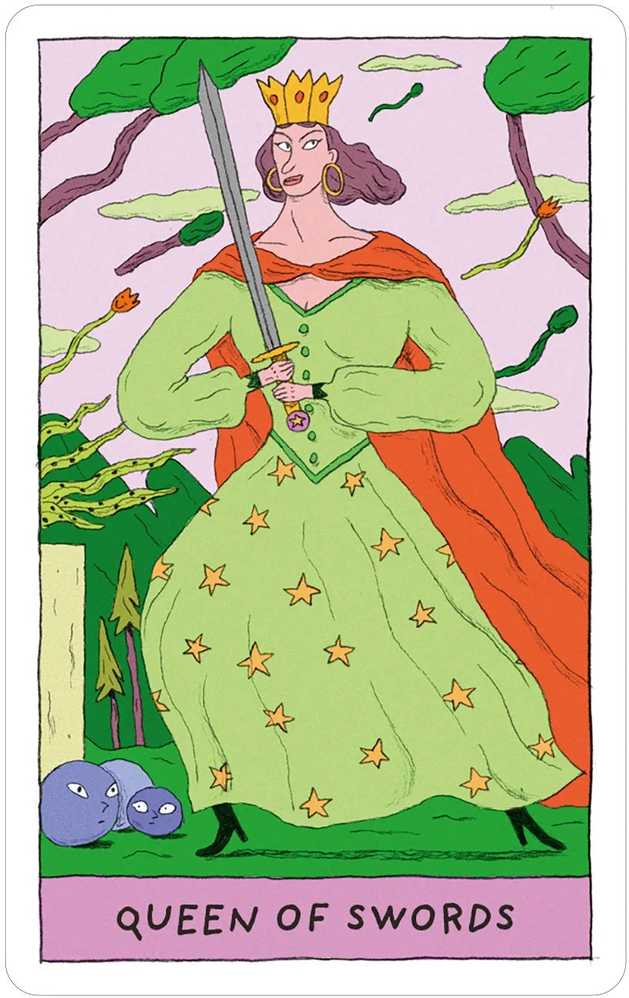 Us Games Systems Whimsical Witch Tarot kortos vaikams ir suaugusiems metalinėje dėžutėje