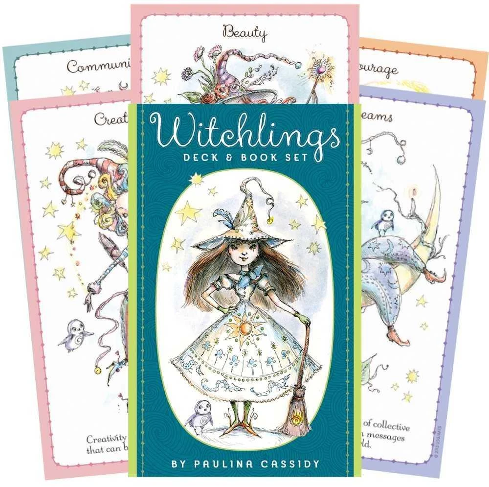 US Games Systems Witchlings Kortų Ir Knygos Rinkinys