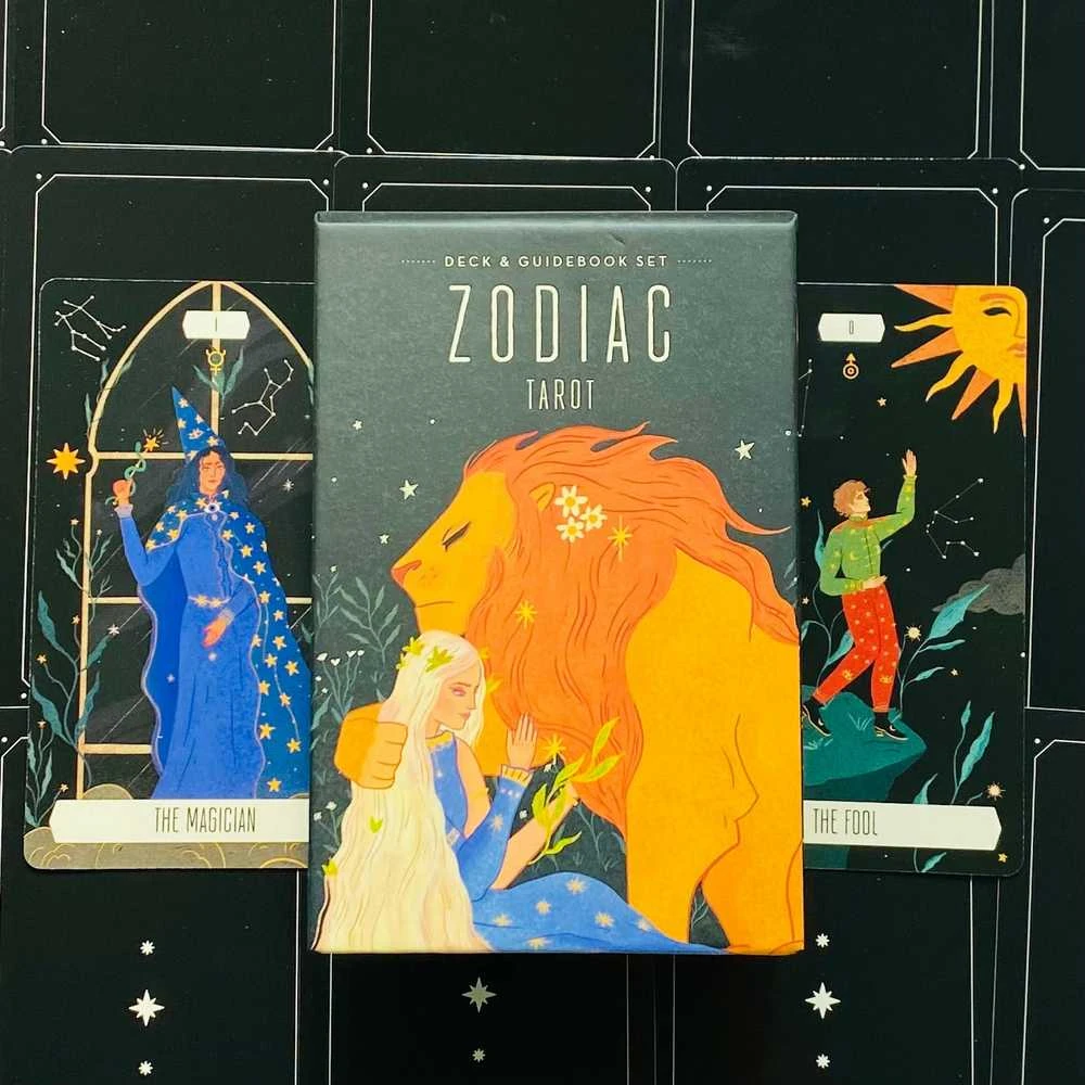 US Games Systems Zodiac Deck And Guidebook Set Taro Kortos Ir Vadovas