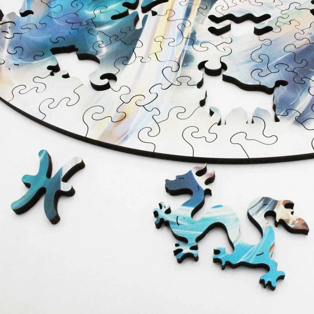Fantasy Puzzles Vandenis (Zodiakai) Dėlionė Iš Medžio (200 detalių)