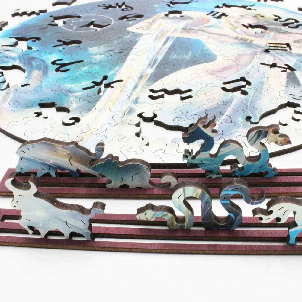 Fantasy Puzzles Vandenis (Zodiakai) Dėlionė Iš Medžio (200 detalių)
