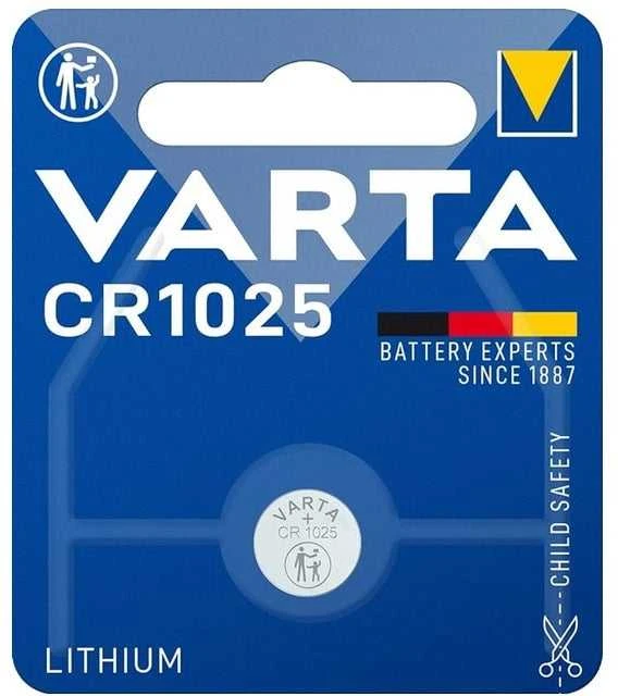 Baterija - VARTA CR1025 3V Ličio Monetų Elementas 10mm x 2.5mm