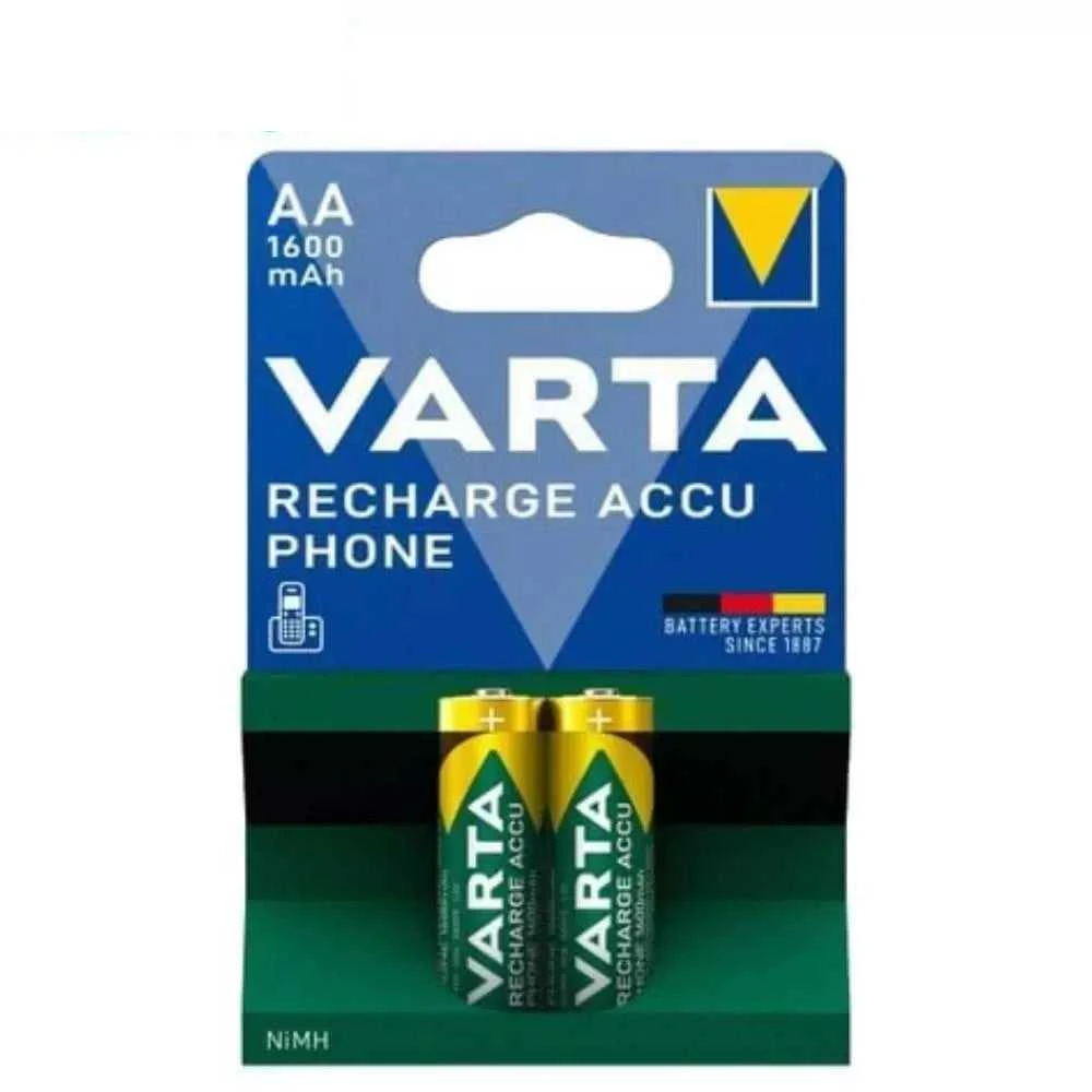 Varta AA Įkraunami Elementai 1600mAh 1,2V 2 Vnt