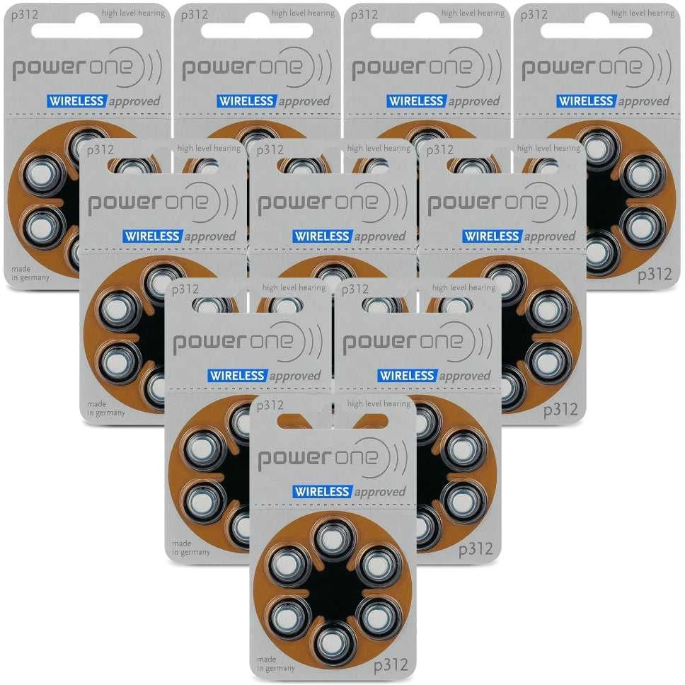 Klausos Aparato Baterija - VARTA Power One 312 1.4V 6 Pakelis