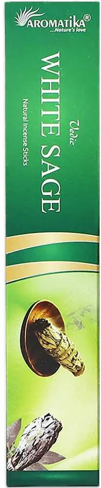 Natūralūs Smilkalai Vedic Baltas Sage Aromatika