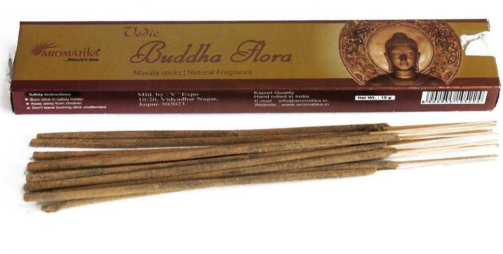 Natūralūs Smilkalai Vedic Buddha Flora Aromatika