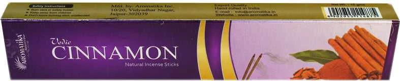 Vedinės smilkalų lazdelės Cinnamon, Aromatika, 15g