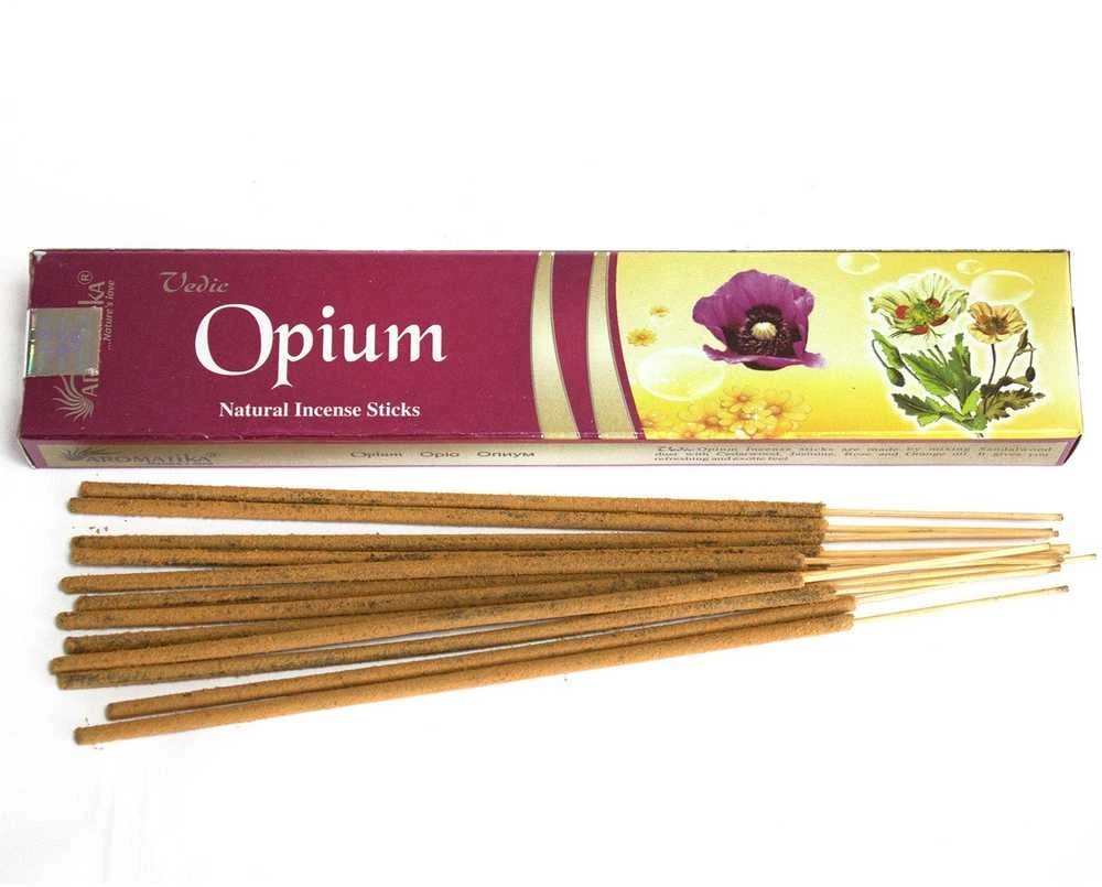 Aromatika Kvepalų Lazdelė - Vedų Opiumo Cinamono Kvapas 15g