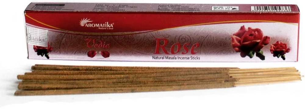 Smilkalų Rinkinys - Aromatika Vedic Rose Natūralūs 15 g