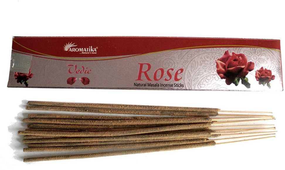 Smilkalų Rinkinys - Aromatika Vedic Rose Natūralūs 15 g