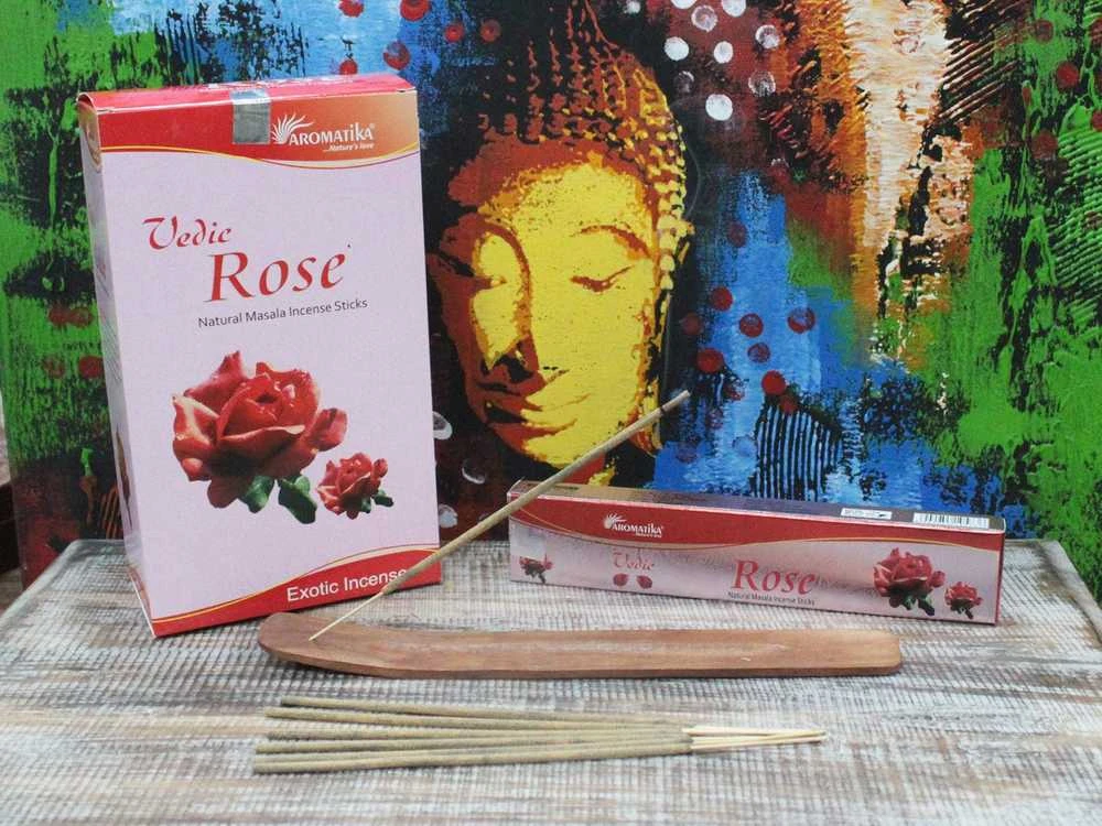 Smilkalų Rinkinys - Aromatika Vedic Rose Natūralūs 15 g