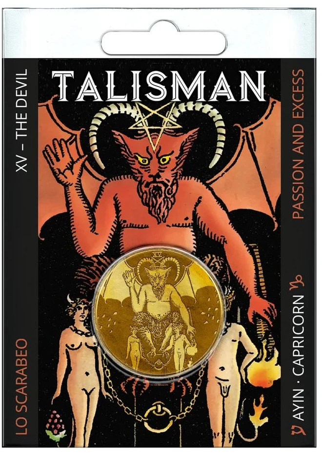 Tarotinis Talismanas - Lo Scarabeo The Devil XV 31 × 2,25 mm