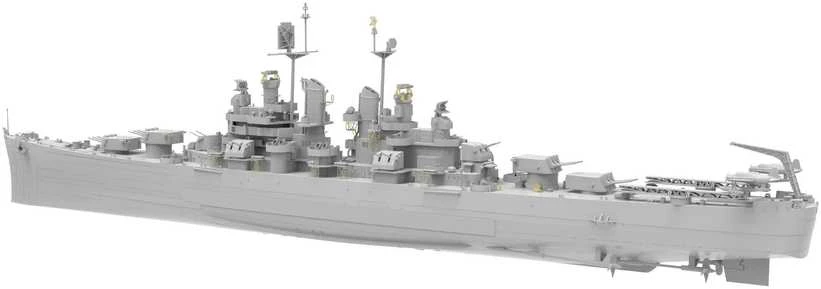 Very Fire Hobby USS Birmingham CL-62 lengvasis kreiseris 1/350 laivo rinkinys