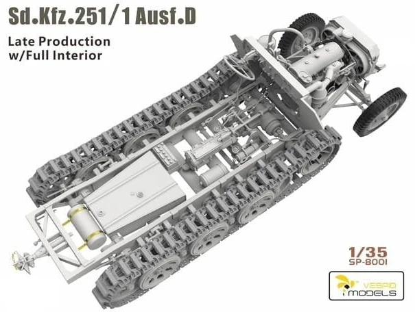 Vespid Models Sd.Kfz.251/1 Ausf.D plastikinis modelis 1:35