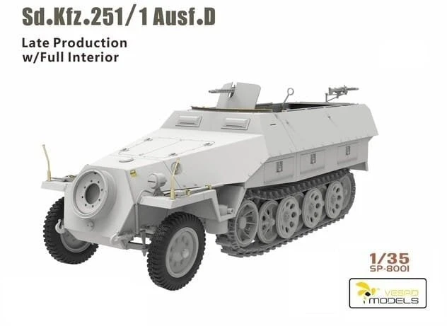Vespid Models Sd.Kfz.251/1 Ausf.D plastikinis modelis 1:35