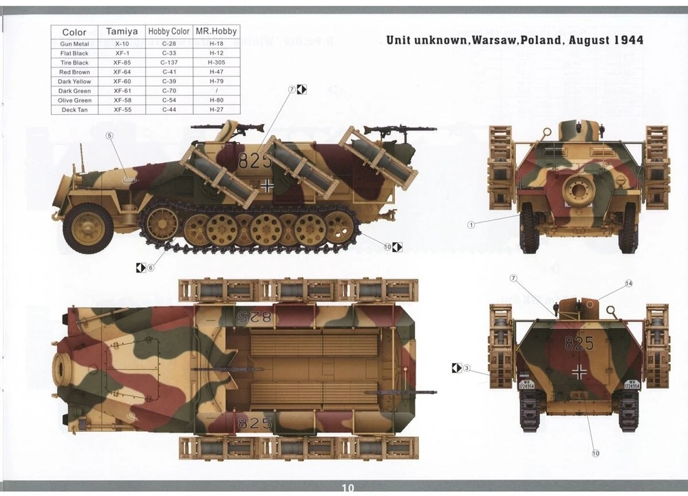 Vespid Models Sd.Kfz.251/1 Ausf.D Stuka zu Fuss plastikinis modelis 1/35