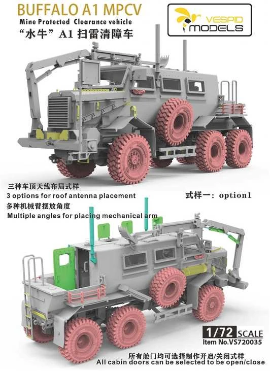 Vespid Models Vespid Buffalo A1 MPCV 1/72 plastikinis surinkimo rinkinys